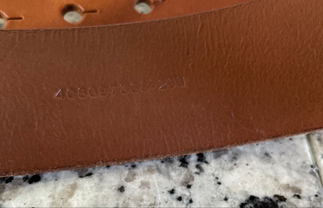 Ralph Lauren Leather D-Ring Belt ドレスベルト