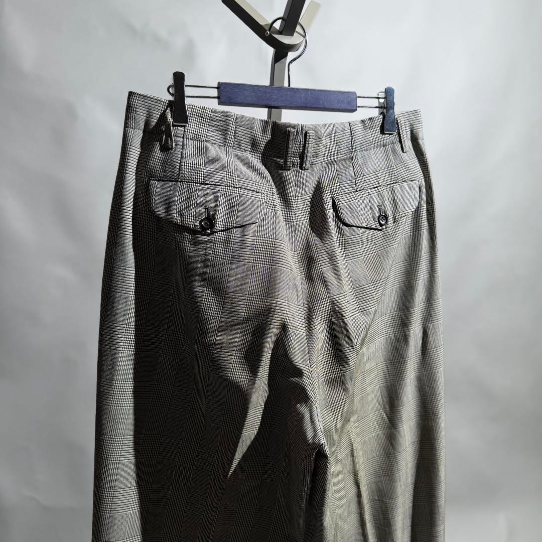 もろこし様コムデギャルソンオム 70~80s TUCK TROUSERS L