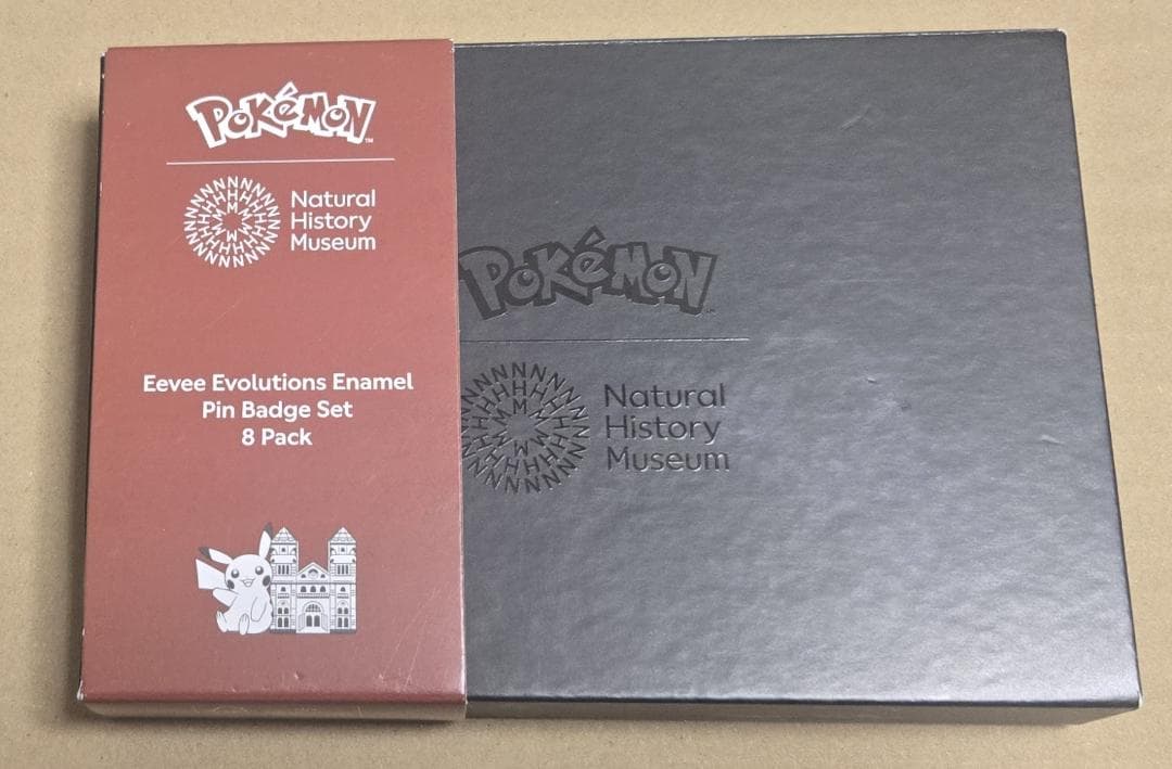 [バラ売り可] ポケモン 自然史博物館 コラボ ピンバッジ イーブイ