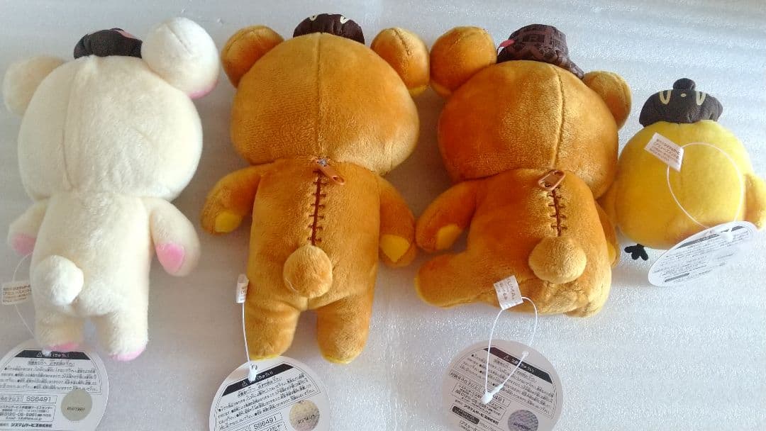 リラックマ ぬいぐるみ 全種類4体セット スイートチョコぬいぐるみ