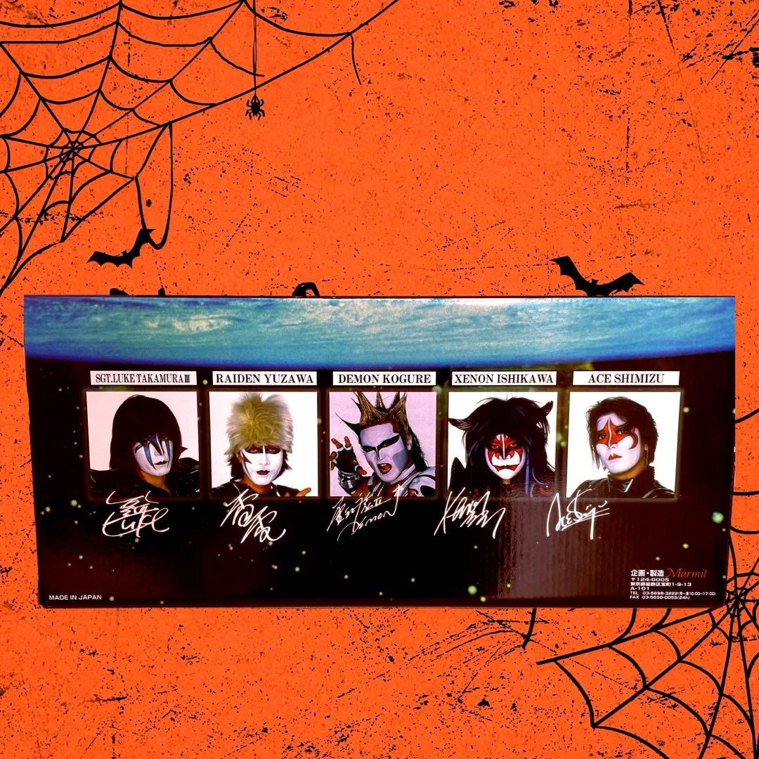 s*y様 【新品・美品】　聖飢魔Ⅱ　フィギュア５体セット マーミット　ソフビ