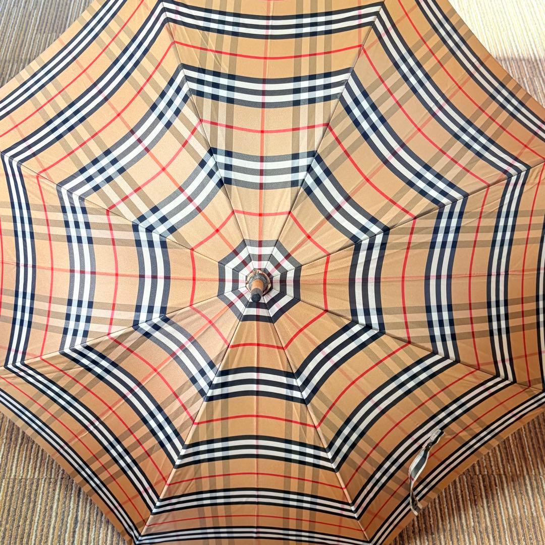 Burberrys バーバリー　ノバチェック　ベージュ　晴雨兼用長傘