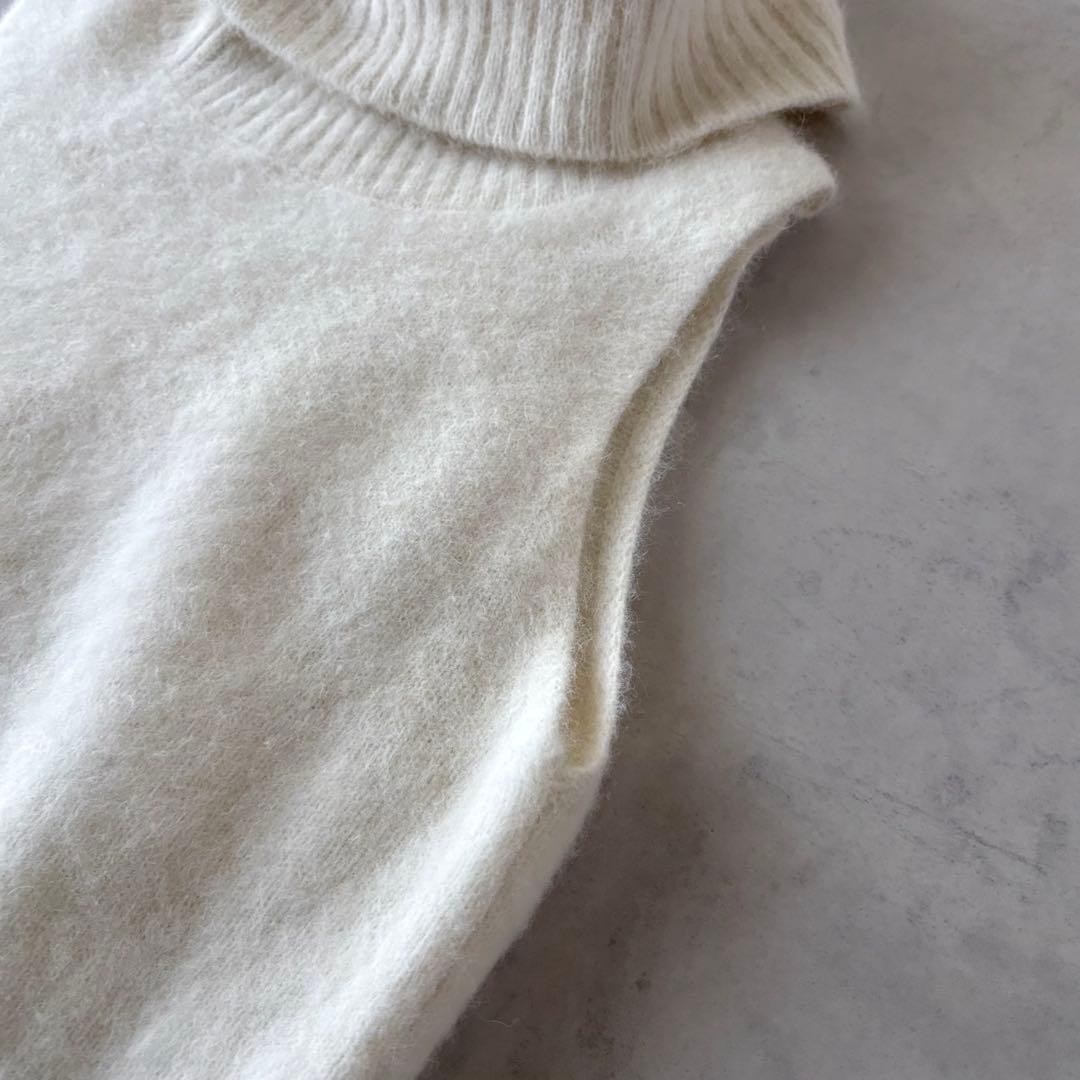 美品♡　スナイデル　フォックスアルパカ　カーディガン＆ノースリタートル　セット