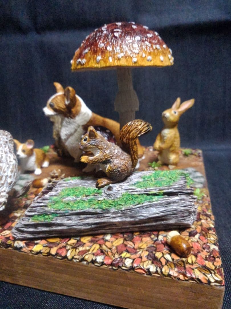 コーギーと森の仲間達