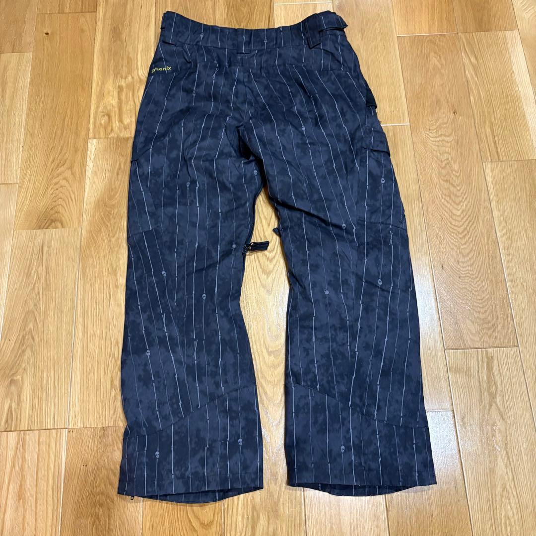 【セットアップ】phenix スキーウェア 上下セット メンズ　L ドクロ　黒