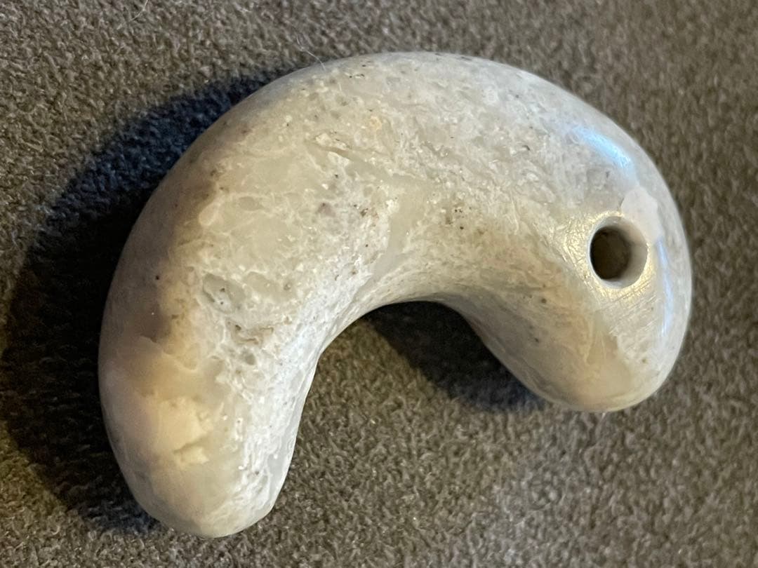 古墳時代　石製勾玉　出土　ジャスパー　滑石　大型