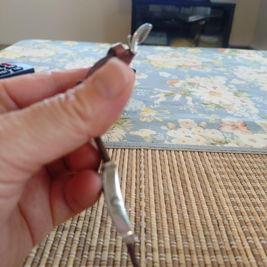 【HERMES】Hウォッチオレンジレザー スクエア時計