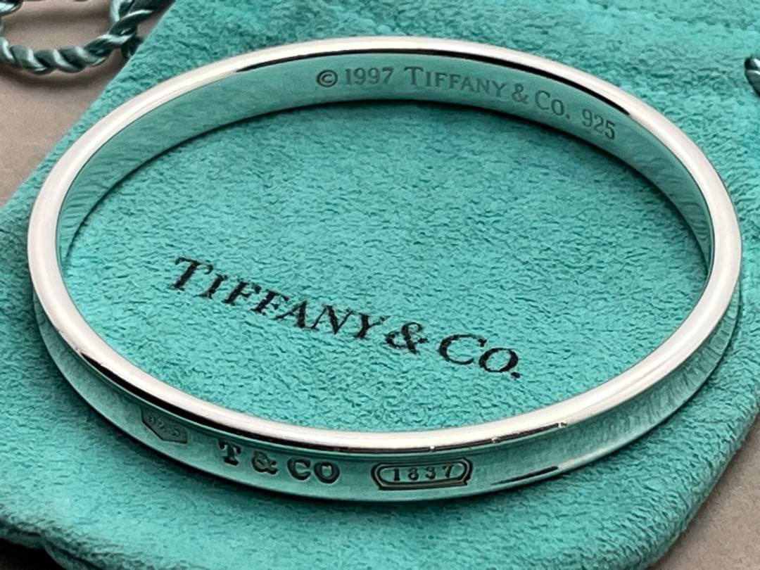 c366 美品　ティファニー　1837 バングル 925 ブレスレット　1997