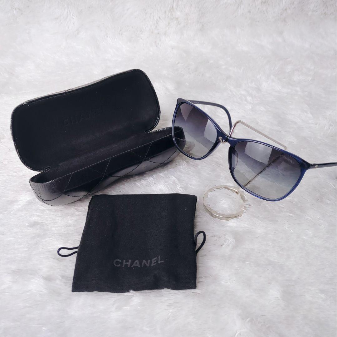 極美品 CHANEL サングラス　5277-A c.503/S6 ココマーク