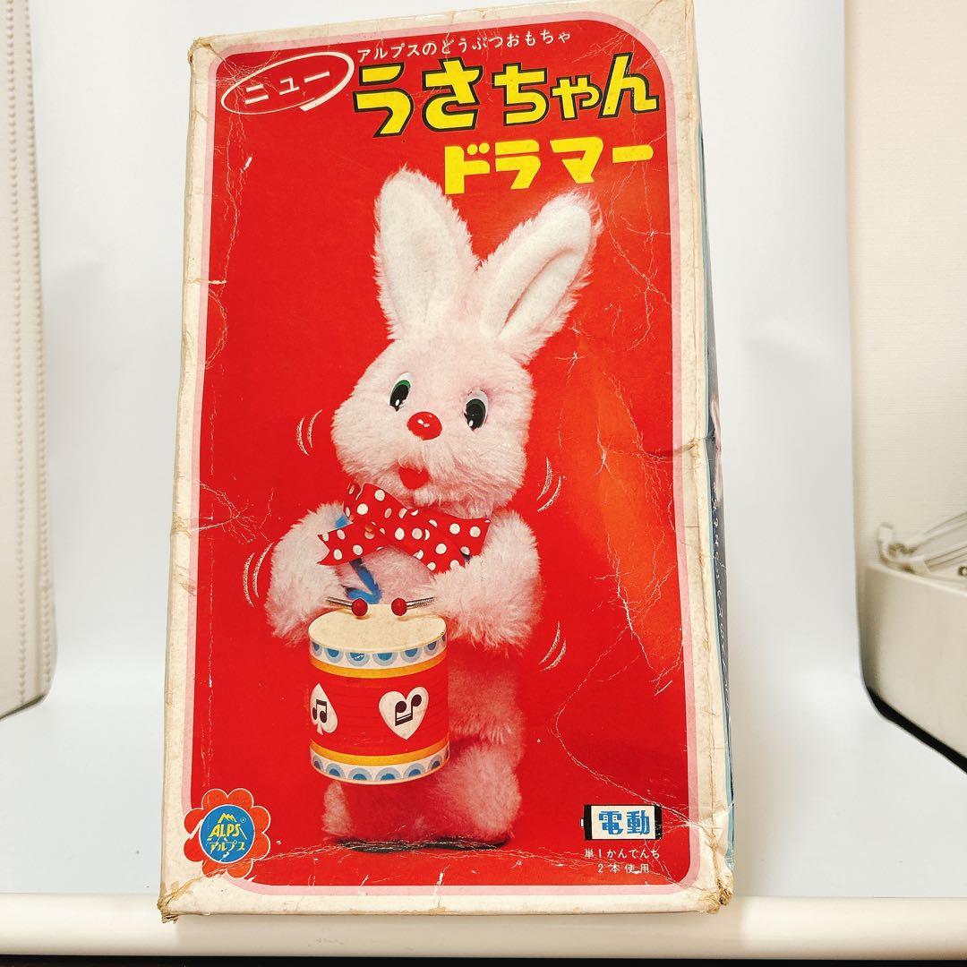 動作確認済み ALPS リズムウサちゃん 昭和レトロ ドラマー
