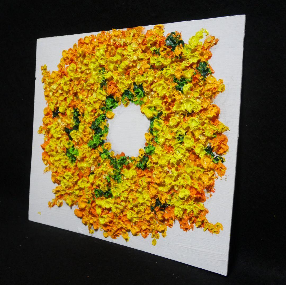 油絵 油彩 油彩画 絵画 絵【ミモザリース】