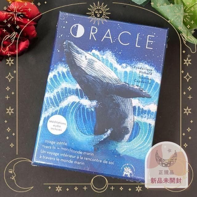 【正規品オラクルカード】水彩画の美麗イラスト✨イルカやクジラに会える海のデッキ