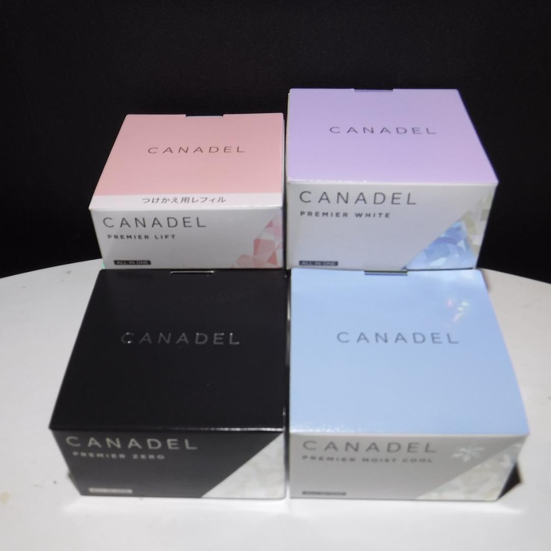CANADEL カナデル 4種x各1 プレミア ゼロ ホワイト リフト モイスト