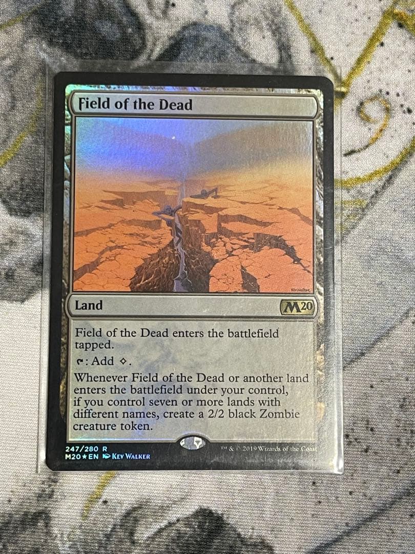 【Foil】《死者の原野/Field of the Dead》[M20]英