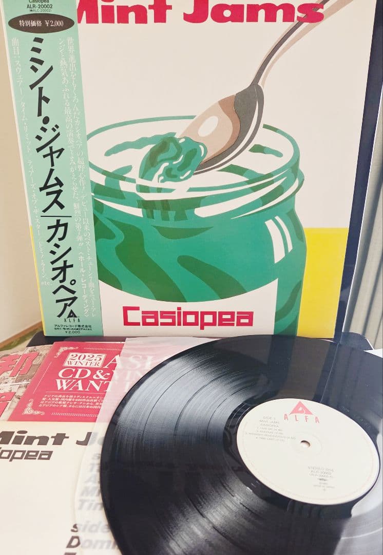 帯付き!カシオペア　ミントジャムス　インサート付き!オマケ付き!美盤!
