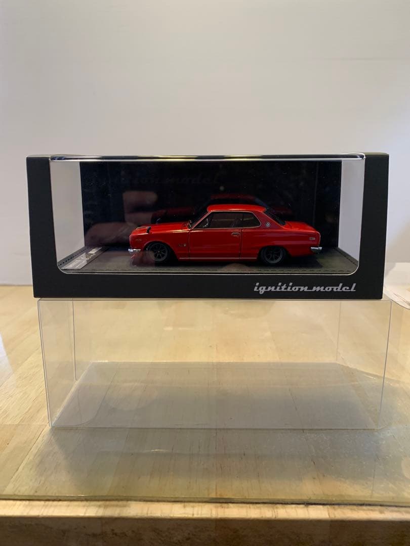 イグニッションモデル　1/43 スカイライン　GT-X KGC10 レッド