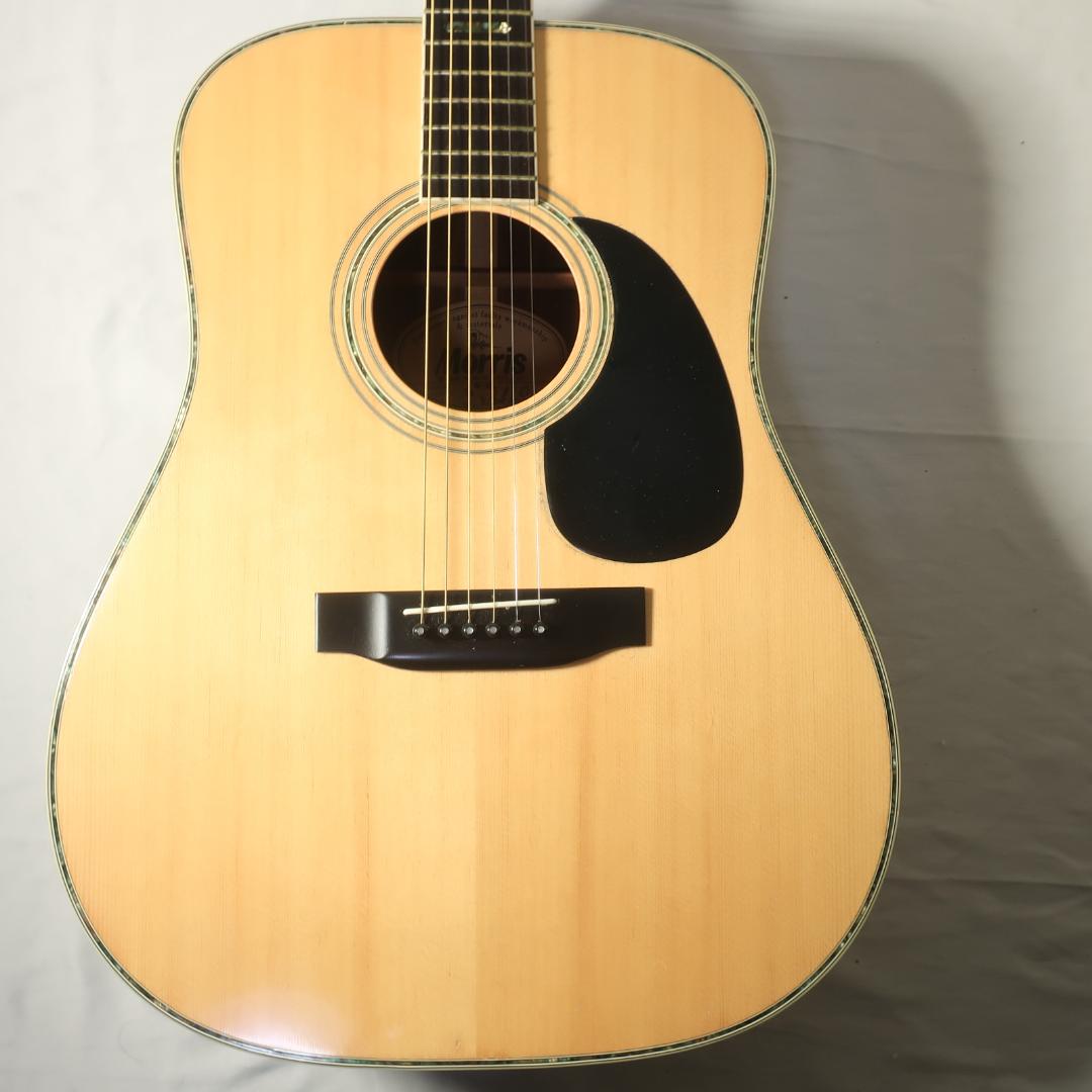 縦ロゴ Morris W-40 エレアコ仕様 ギター ハードケース付 弦交換済