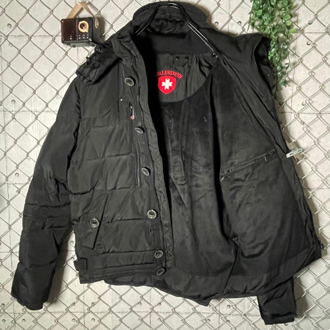 WELLENSTEYN ウェレンステイン ダウンジャケットドイツ製 撥水 黒 L