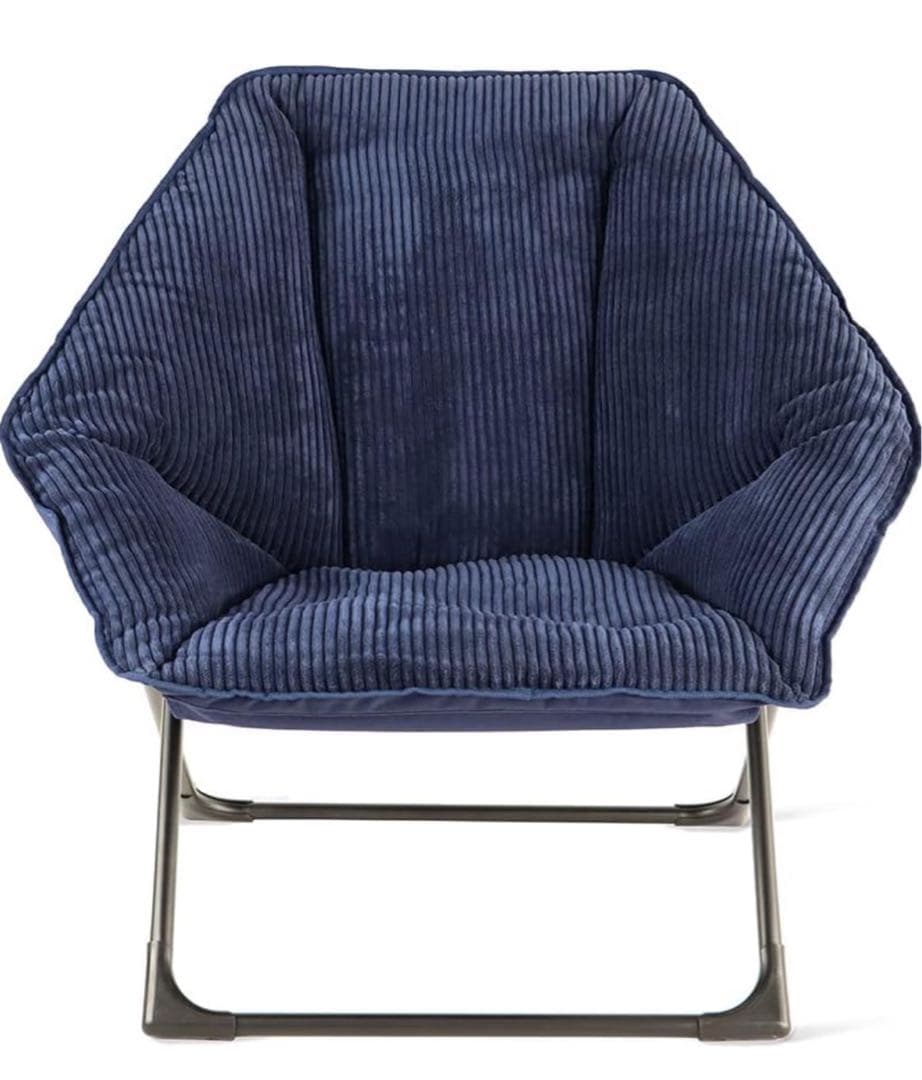 Amazonベーシック 折りたたみ椅子 ヘキサゴン 六角形 ダークブルー