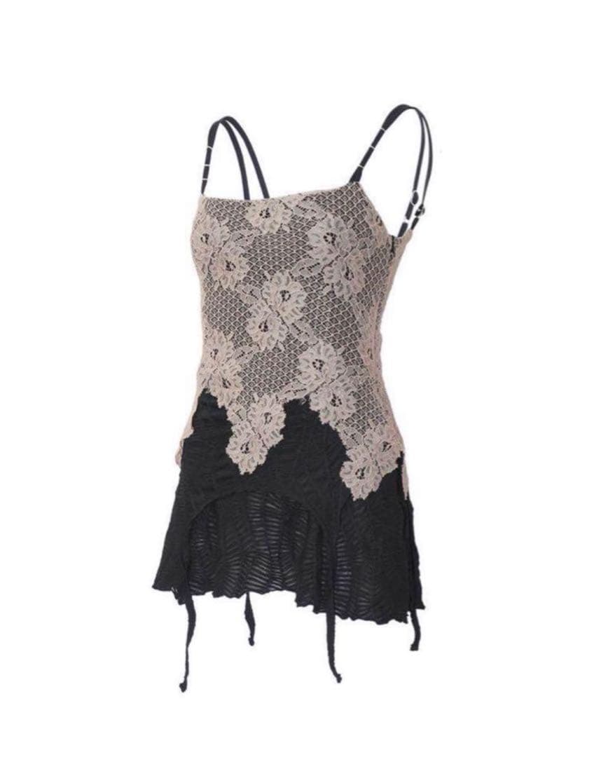 トップス S cutting lace dress theredthread