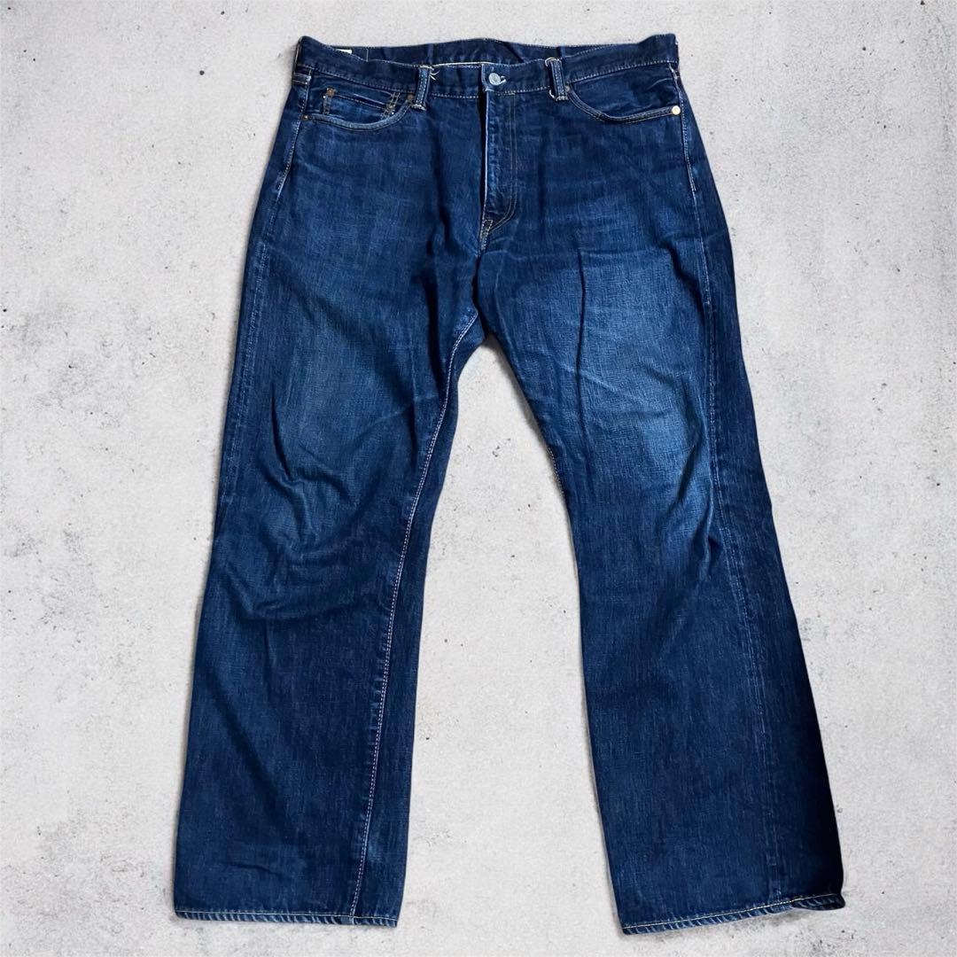 桃太郎ジーンズ　セルビッジデニム　赤耳　日本製w38 濃紺　岡山　1006SPZ