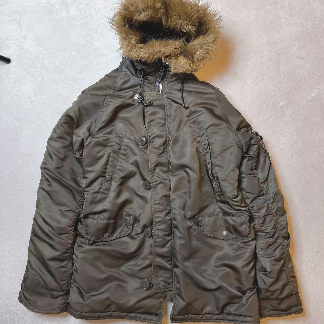 ALPHA INDUSTRIES N-3B フライトジャケット XL セージ