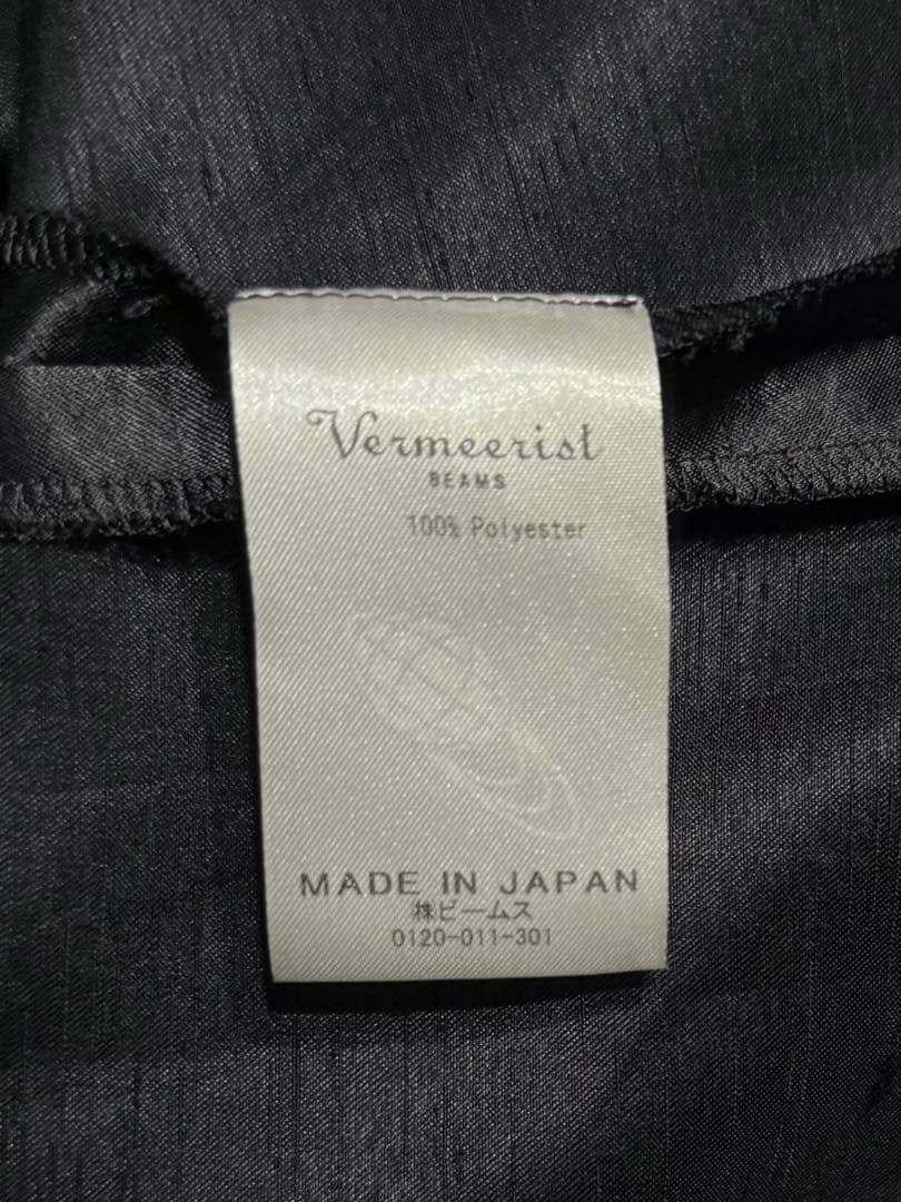 フェルメリストビームス　サテンフリルワンピース