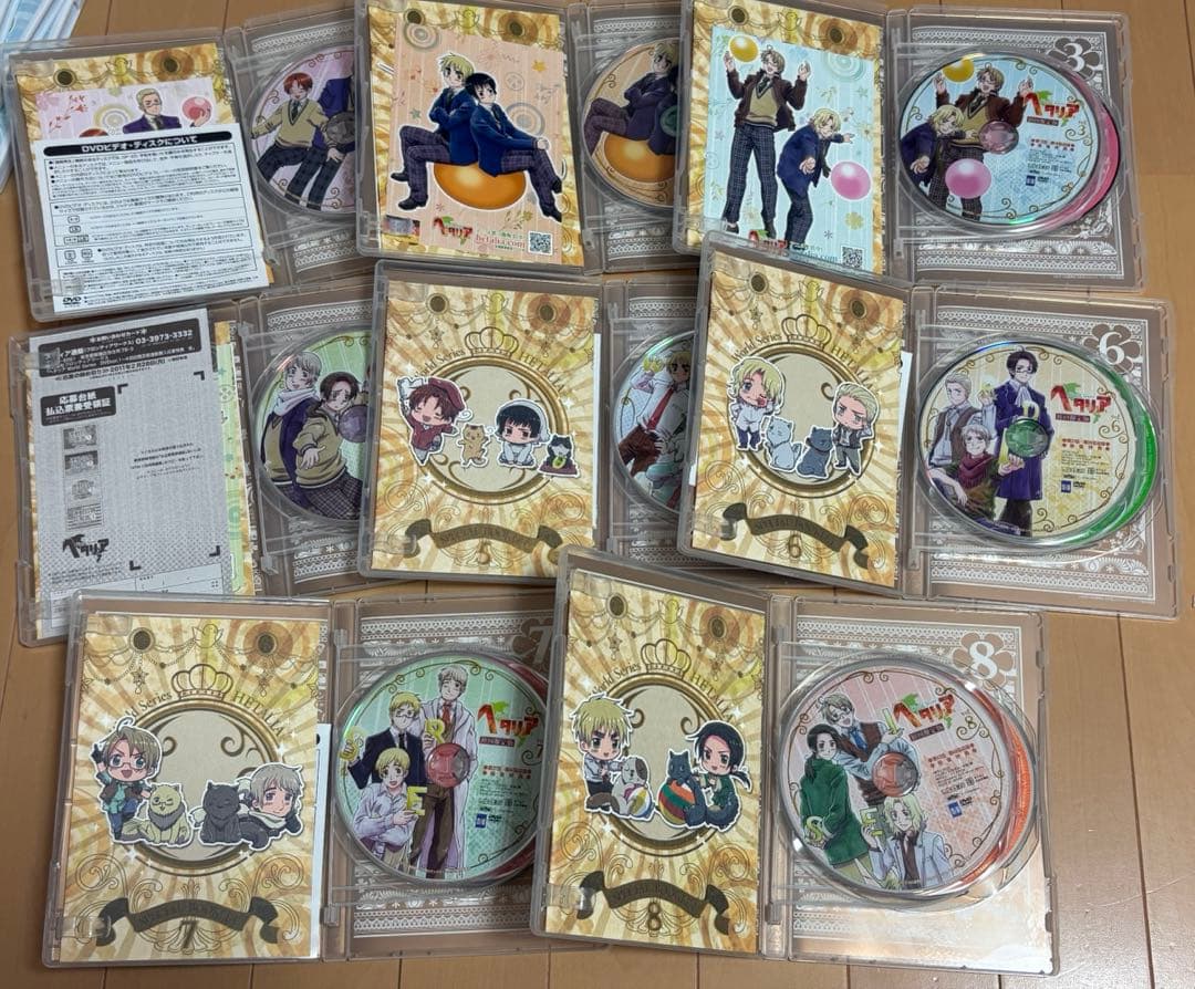 値下げ交渉⭕️ ヘタリア アニメDVD アニメイト限定版 フルコンプセット