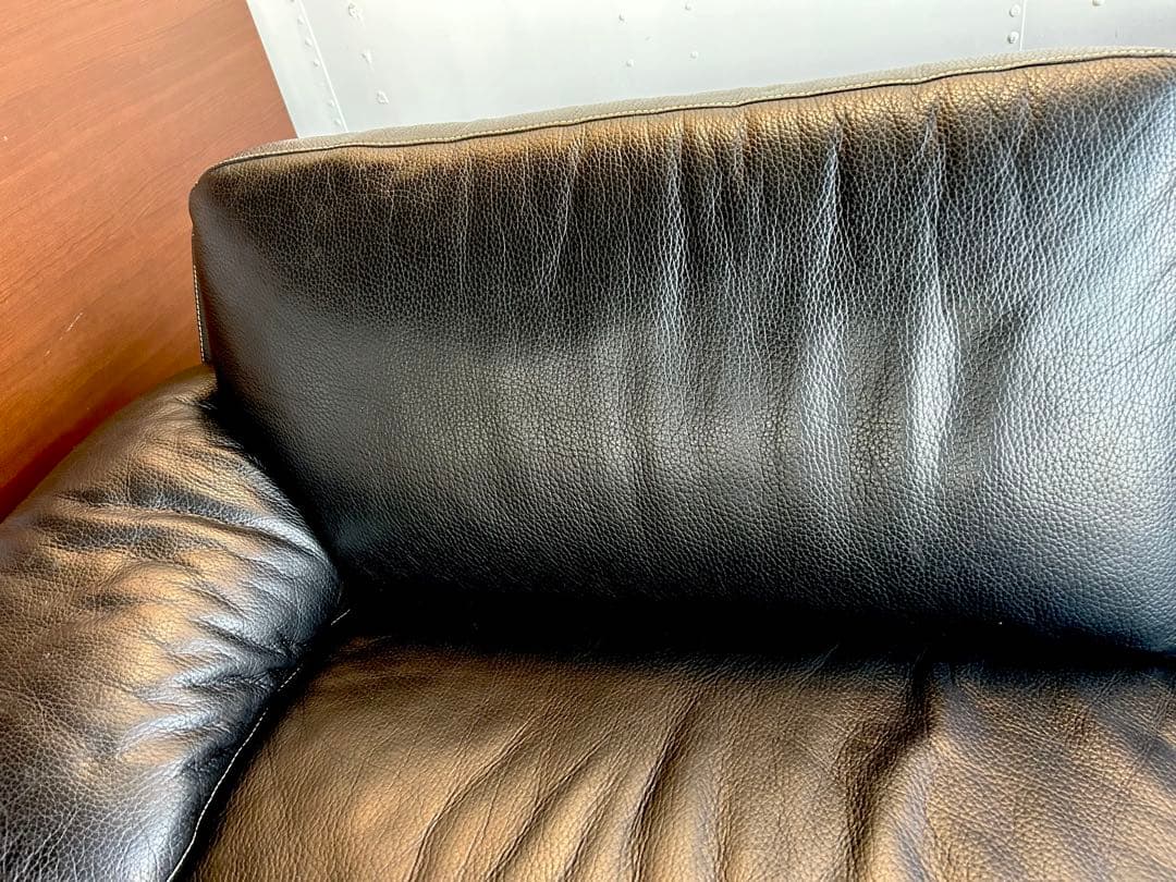 712 IDC大塚家具 L/S LUXE-01 本革 3人掛けソファ