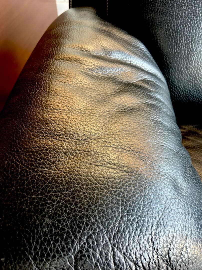 712 IDC大塚家具 L/S LUXE-01 本革 3人掛けソファ