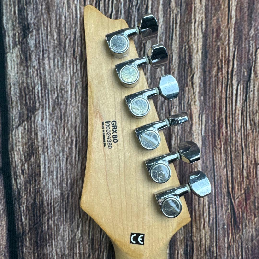 アイバニーズ エレキギター メタリックレッド