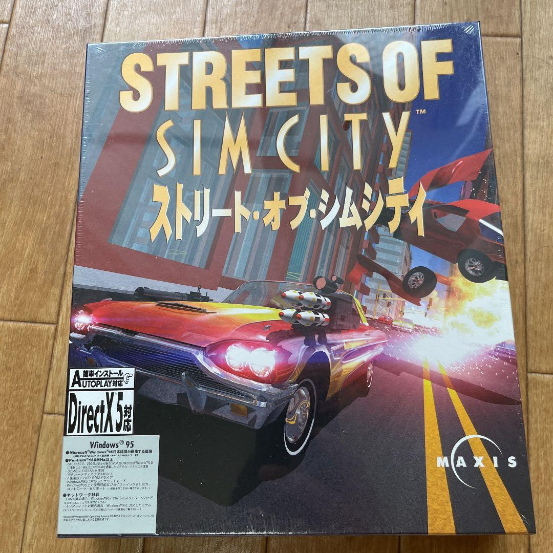 未開封 PCゲーム STREETS OF Sim City 日本語版 シムシティ