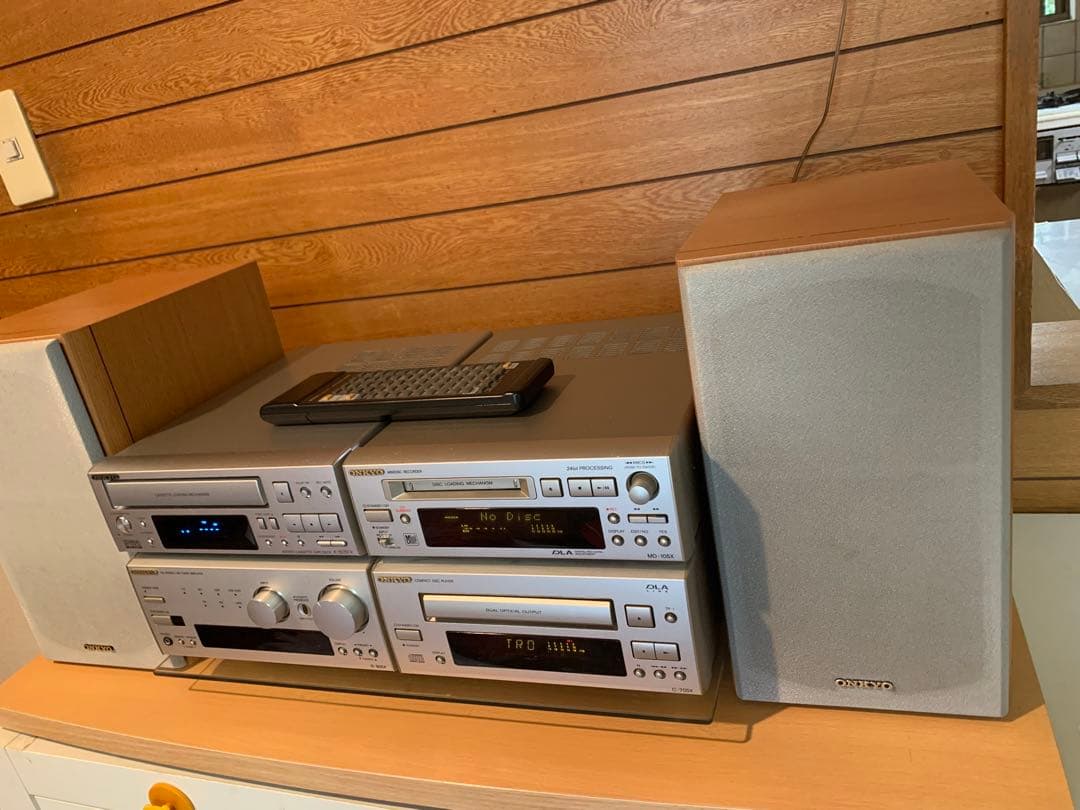 【送料無料】ONKYO INTEC 205 コンポ（専用ラック付き）