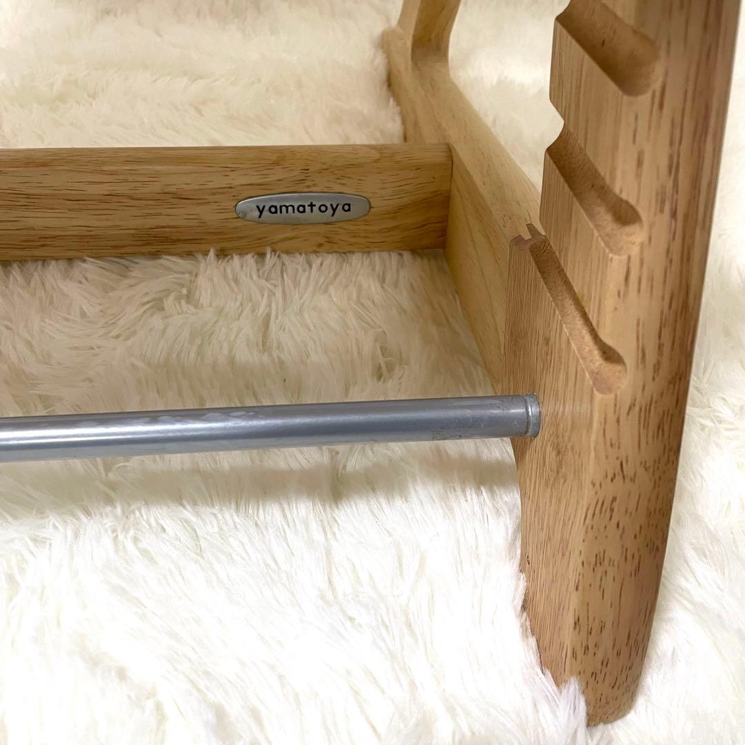 美品　大和屋　すくすくチェア プラス テーブル付き　ナチュラル　1501NA