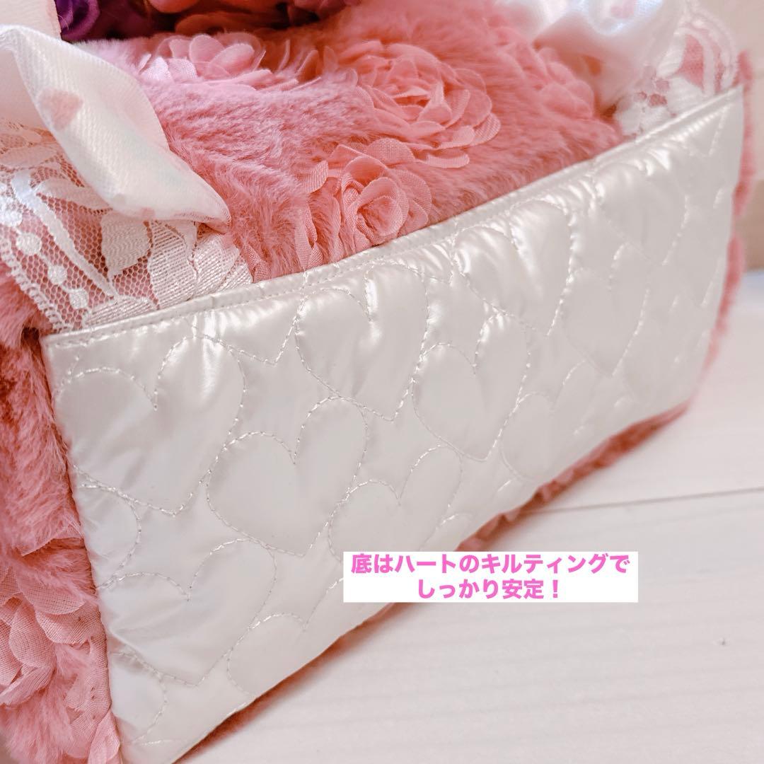 あ*き様 コヤンイサムチョン♡新作バレリーナルミちゃんの薔薇ファーフリルトートバ
