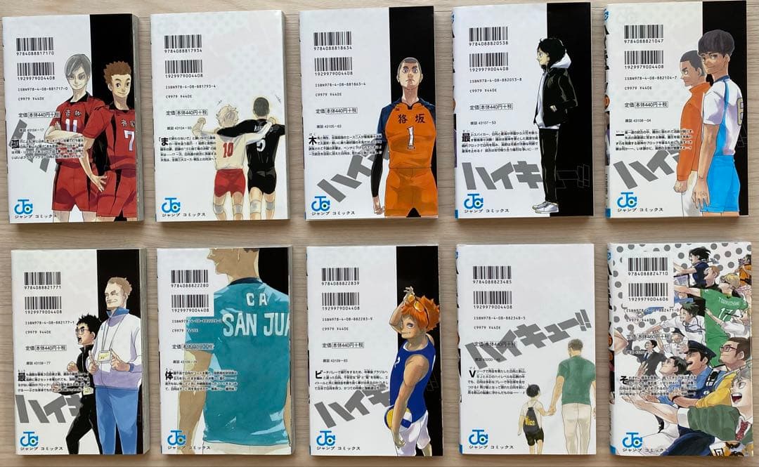 ハイキュー全巻(1〜45巻)