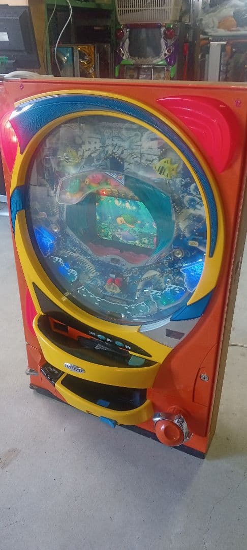 送料込　パチンコ　実機　CR新海物語　M8Z 1/350 玉循環　家庭用電源