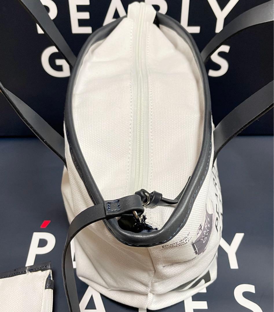 新品 未使用 PEARLY GATES フォトプリント ラウンド カートバッグ