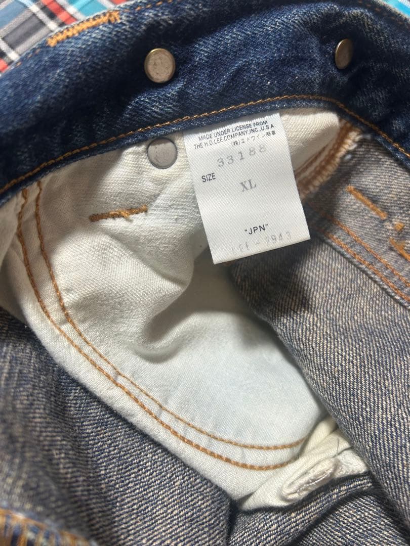 Lee ワークパンツ ダークブルー