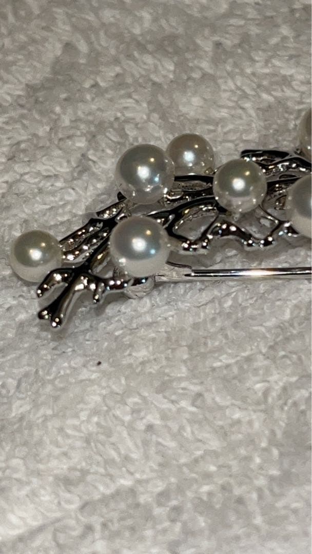 aliceです。 ミキモト パールブローチ