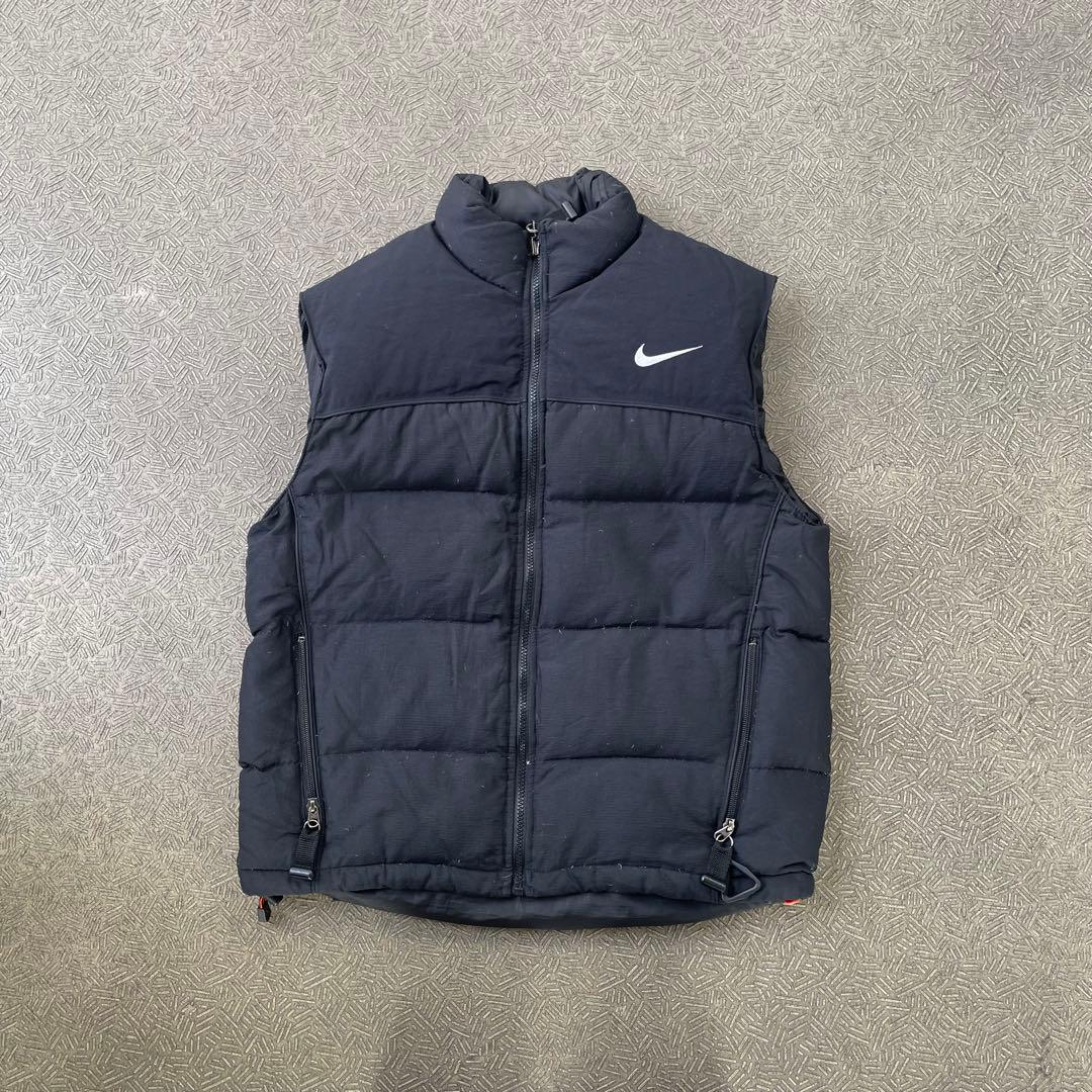 NIKE ACG 90s y2k リバーシブルダウンベスト　黒　海外ストリート