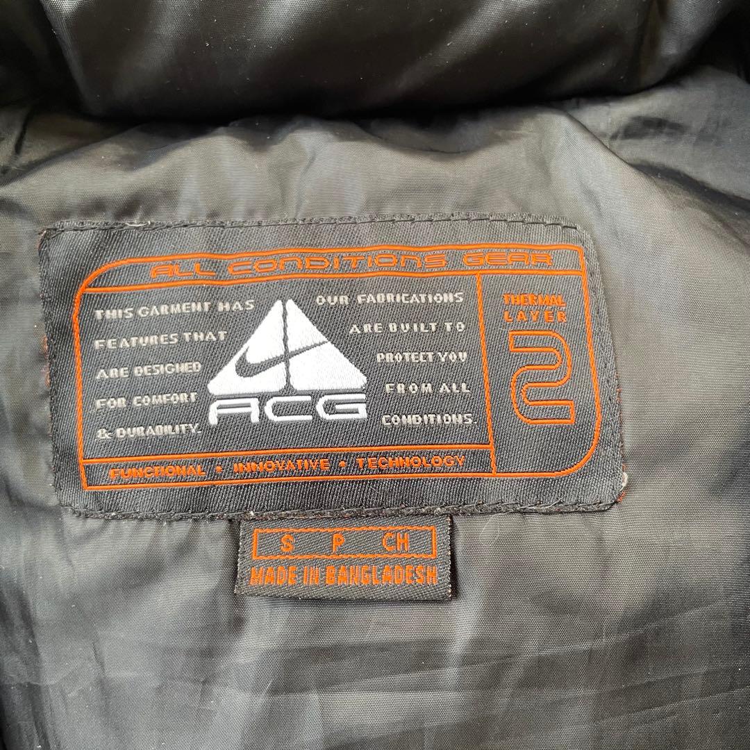 NIKE ACG 90s y2k リバーシブルダウンベスト　黒　海外ストリート