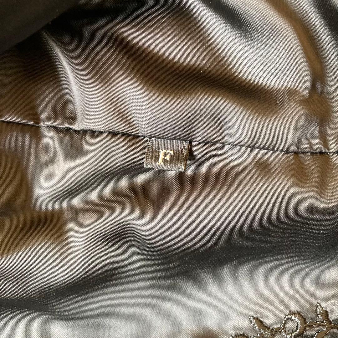 最高級 SAFURON サフロン ミンクコート 毛皮コート 黒　F リアルファー