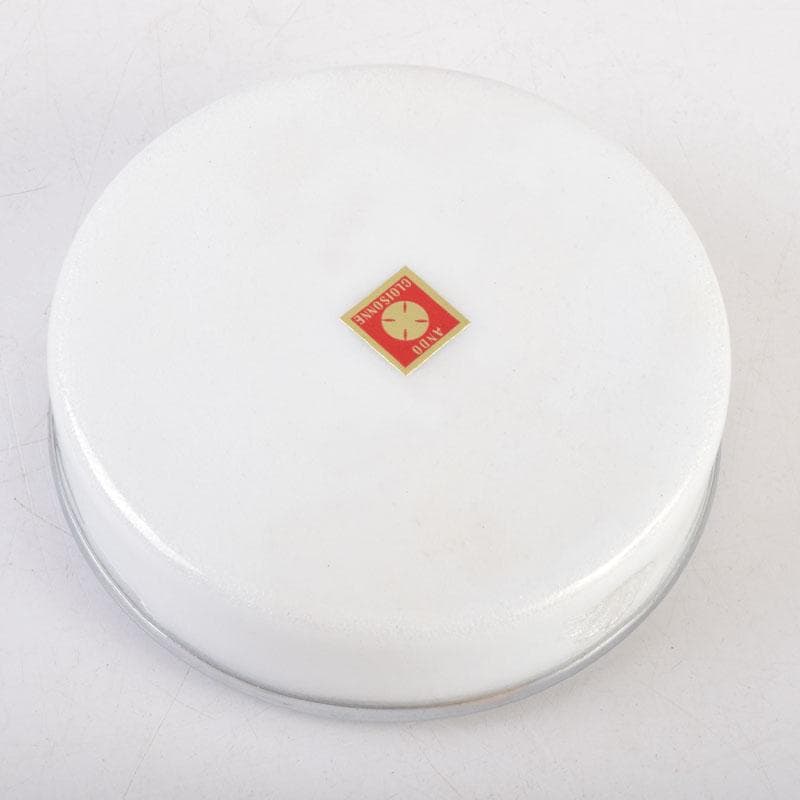 七宝焼　安藤七宝店　花草文　盒子　蓋物　箱付　V　8637