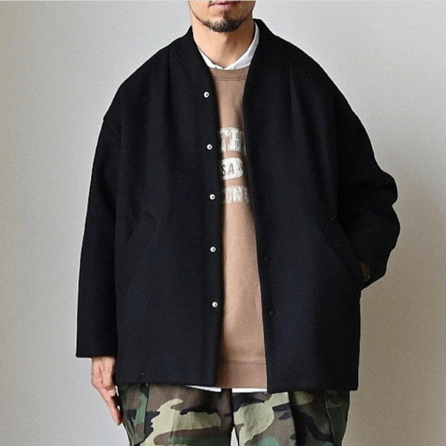 【KELEN】 NO COLLAR EGG JACKET 　 エッグジャケット