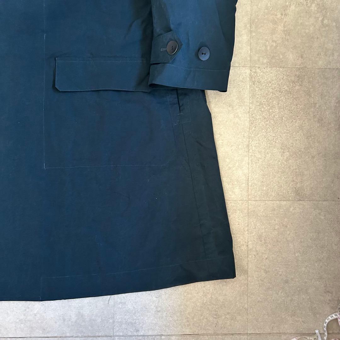 Leh ダークブルー オーバーコート Mサイズ ネイビー