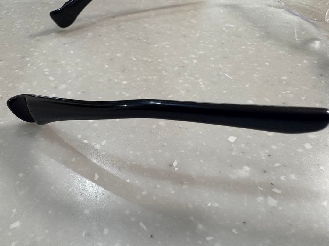 999.9 ダークブルーマットフレーム メガネ(度あり) ケース付き