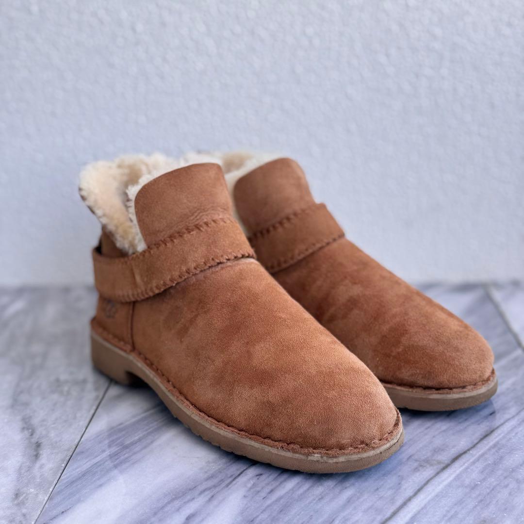 UGG アグ W MCKAY ショートブーツ ムートンブーツ チェスナット