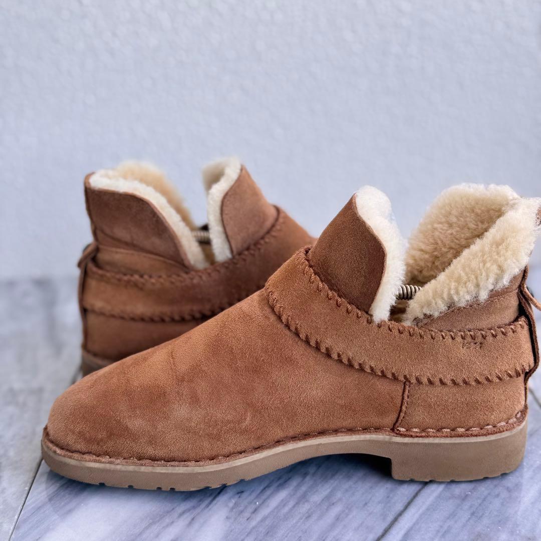 UGG アグ W MCKAY ショートブーツ ムートンブーツ チェスナット