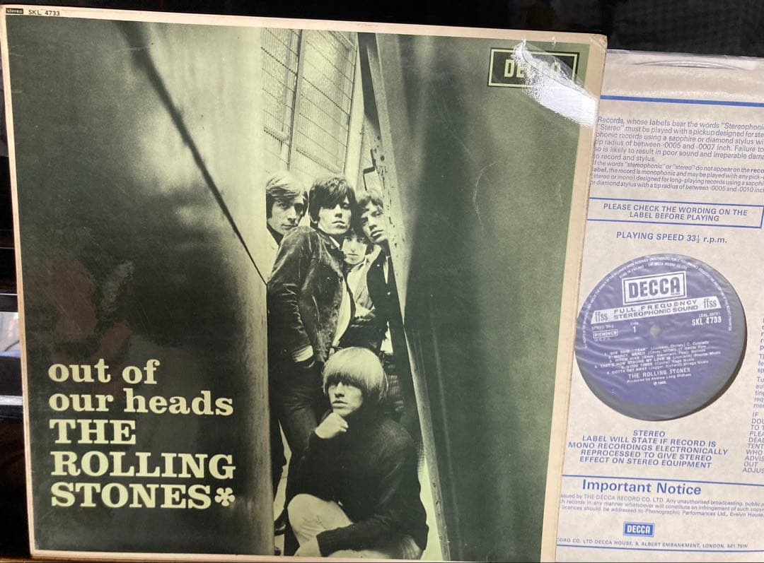 洋楽 THE ROLLING STONES out of our heads LP